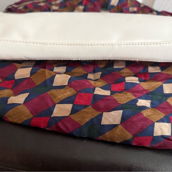 Vintage Multicolor Geometric leather Women's Clutch - Picture 9 of 9